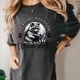 Literary Lover Reading Raccoon Books Premium Women's Comfort Colors T-Shirt Pepper