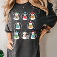 Literary Winter Reading Snowmen Cozy Book Lover Pattern Women's Comfort Colors T-Shirt Pepper Literary Winter Reading Snowmen Cozy Book Lover Pattern Women's Comfort Colors T-Shirt Pepper