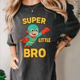 Little Cute Superhero Brother Comic Book Baby Bro Women's Comfort Colors T-Shirt Pepper
