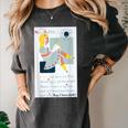 Little Miss Muffet Reading a Picture Book Women's Comfort Colors T-Shirt Pepper