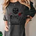 Love Me Like My Demons Do Dark Romance Merch Smutty Book Women's Comfort Colors T-Shirt Pepper Love Me Like My Demons Do Dark Romance Merch Smutty Book Women's Comfort Colors T-Shirt Pepper
