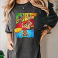 Lucha Libre Comic Book Mexican Wrestling Cartoon Wrestler Women's Comfort Colors T-Shirt Pepper