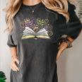 Mardi Gras Book Librarian Author Purple Beads Women's Comfort Colors T-Shirt Pepper Mardi Gras Book Librarian Author Purple Beads Women's Comfort Colors T-Shirt Pepper