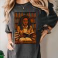 Melanin Girl Locs Book Lover Librarian Teacher Student Women's Comfort Colors T-Shirt Pepper