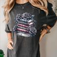 Morally Grey Book Club Floral Book Lover Graphic Women's Comfort Colors T-Shirt Pepper