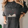 Nerdy Dirty Inked & Curvy ShirtSmutty Book TeesSmut Reader Women's Comfort Colors T-Shirt Pepper