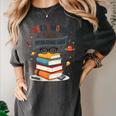 Nerdy Moms Raise Interesting Kids Books Science Women's Comfort Colors T-Shirt Pepper Nerdy Moms Raise Interesting Kids Books Science Women's Comfort Colors T-Shirt Pepper