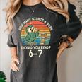 How Many Nights a Week Should You Read 67 Book Reading Meme Women's Comfort Colors T-Shirt Pepper