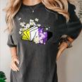 Non-Binary Book Lover Nonbinary Daisy LGBT Reading Pride Women's Comfort Colors T-Shirt Pepper Non-Binary Book Lover Nonbinary Daisy LGBT Reading Pride Women's Comfort Colors T-Shirt Pepper
