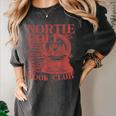 North Pole Book Club Christmas Women's Comfort Colors T-Shirt Pepper North Pole Book Club Christmas Women's Comfort Colors T-Shirt Pepper