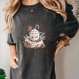 North Pole Readers Club Bookish Xmas Santa Book Reading Women's Comfort Colors T-Shirt Pepper North Pole Readers Club Bookish Xmas Santa Book Reading Women's Comfort Colors T-Shirt Pepper
