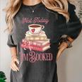 Not Today I'm Booked Book Lover Book Stack Coquette Bow Women's Comfort Colors T-Shirt Pepper Not Today I'm Booked Book Lover Book Stack Coquette Bow Women's Comfort Colors T-Shirt Pepper