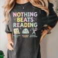 Nothing Beats Reading Book Librarian Across America Kids Women's Comfort Colors T-Shirt Pepper