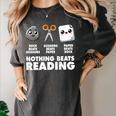Nothing Beats Reading Bookworm Librarian Book Nerd Women's Comfort Colors T-Shirt Pepper Nothing Beats Reading Bookworm Librarian Book Nerd Women's Comfort Colors T-Shirt Pepper