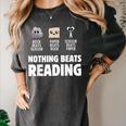 Nothing Beats Reading Librarian Book Bookworm Women's Comfort Colors T-Shirt Pepper