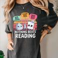 Nothing Beats Reading Rock Paper Scissors Books Lover Women's Comfort Colors T-Shirt Pepper Nothing Beats Reading Rock Paper Scissors Books Lover Women's Comfort Colors T-Shirt Pepper
