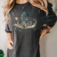 Octopus Reading Book Coffee Book Lover Bookworm Nerd Women's Comfort Colors T-Shirt Pepper Octopus Reading Book Coffee Book Lover Bookworm Nerd Women's Comfort Colors T-Shirt Pepper
