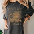 Odisea Soulz Iliad Odyssey Homer Ancient Greek History Book Odyssey Small Women's Comfort Colors T-Shirt Pepper
