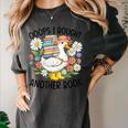 Oops I Bought Another Book Goose Women's Comfort Colors T-Shirt Pepper Oops I Bought Another Book Goose Women's Comfort Colors T-Shirt Pepper