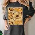 Orange Comic Book Orange Color Graphic Premium Tri-Blend Women's Comfort Colors T-Shirt Pepper