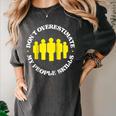 Overestimating Skills Introvert For Workers Raglan Baseball Tee Women's Comfort Colors T-Shirt Pepper Overestimating Skills Introvert For Workers Raglan Baseball Tee Women's Comfort Colors T-Shirt Pepper