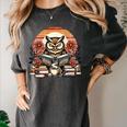 Owl Reading Books Book Library Bookworm Women's Comfort Colors T-Shirt Pepper