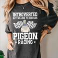 Pigeon Racing Introvert Pigeon Breeder Homing Pigeon Women's Comfort Colors T-Shirt Pepper Pigeon Racing Introvert Pigeon Breeder Homing Pigeon Women's Comfort Colors T-Shirt Pepper
