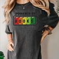 Powered By Books Bookworm Librarian Reading Women's Comfort Colors T-Shirt Pepper