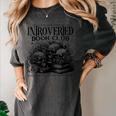Proudly Anti Social Member Of The Introverted Book Club Women's Comfort Colors T-Shirt Pepper