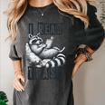 Racoon Reading Spicy Smutty Book Booktok I Read Trashy Books Women's Comfort Colors T-Shirt Pepper Racoon Reading Spicy Smutty Book Booktok I Read Trashy Books Women's Comfort Colors T-Shirt Pepper