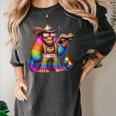 Rainbow Pride Bigfoot Reading Book With Heart Glasses Women's Comfort Colors T-Shirt Pepper Rainbow Pride Bigfoot Reading Book With Heart Glasses Women's Comfort Colors T-Shirt Pepper