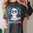 I Read Alotl Cute Axolotl Reading Book Lover Women's Comfort Colors T-Shirt Pepper