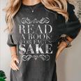 Read a Book For Facts Sake Librarian Women's Comfort Colors T-Shirt Pepper Read a Book For Facts Sake Librarian Women's Comfort Colors T-Shirt Pepper