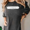 Must Read Book Quote Dubliners James Joyce Women's Comfort Colors T-Shirt Pepper