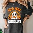 Read More Books Booooks Ghost Pumpkin Cute Teacher Halloween Women's Comfort Colors T-Shirt Pepper Read More Books Booooks Ghost Pumpkin Cute Teacher Halloween Women's Comfort Colors T-Shirt Pepper