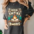 Read More Books Camping Outdoors Travel Campfire Smores Women's Comfort Colors T-Shirt Pepper Read More Books Camping Outdoors Travel Campfire Smores Women's Comfort Colors T-Shirt Pepper