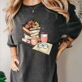 Read Books Drink Coffee For Women Women's Comfort Colors T-Shirt Pepper