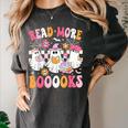 Read More Books Ghosts Reading Book Teacher Halloween Women's Comfort Colors T-Shirt Pepper Read More Books Ghosts Reading Book Teacher Halloween Women's Comfort Colors T-Shirt Pepper