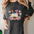 Read Books Be Kind Stay Weird Dragon Women's Comfort Colors T-Shirt Pepper