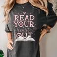 Read Your Heart Out Book Adventures In Pages Women's Comfort Colors T-Shirt Pepper