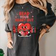 Read Your Heart Out Shirt Valentine Teacher Bookworm Lover Women's Comfort Colors T-Shirt Pepper Read Your Heart Out Shirt Valentine Teacher Bookworm Lover Women's Comfort Colors T-Shirt Pepper