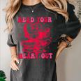 Read Your Heart Out Valentines Day Book Lover Bookish Teach Women's Comfort Colors T-Shirt Pepper