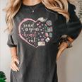 Read Your Heart Out Valentines Teacher Reading Book Lover Women's Comfort Colors T-Shirt Pepper Read Your Heart Out Valentines Teacher Reading Book Lover Women's Comfort Colors T-Shirt Pepper