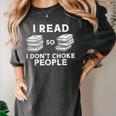 I Read Reading Book Librarian Across America Men Women Kids Women's Comfort Colors T-Shirt Pepper I Read Reading Book Librarian Across America Men Women Kids Women's Comfort Colors T-Shirt Pepper