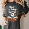 Read S'More Books Camping Outdoors Travel Campfire Women's Comfort Colors T-Shirt Pepper Read S'More Books Camping Outdoors Travel Campfire Women's Comfort Colors T-Shirt Pepper