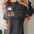 Read Between The Wines Im Just a Girl Who Loves Books & Wine Women's Comfort Colors T-Shirt Pepper Read Between The Wines Im Just a Girl Who Loves Books & Wine Women's Comfort Colors T-Shirt Pepper