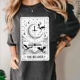 The Reader Tarot Card Bookworm Books Lover Dragon Librarians Women's Comfort Colors T-Shirt Pepper The Reader Tarot Card Bookworm Books Lover Dragon Librarians Women's Comfort Colors T-Shirt Pepper
