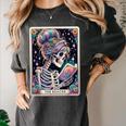 The Reader Tarot Card Women Book Lover Librarian Read Women's Comfort Colors T-Shirt Pepper