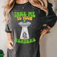 Take Me To Your Readers Alien Book Reading Bookaholic Women's Comfort Colors T-Shirt Pepper Take Me To Your Readers Alien Book Reading Bookaholic Women's Comfort Colors T-Shirt Pepper