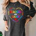 Readers Are Leaders Reading Teacher Women Kids Book Lovers Women's Comfort Colors T-Shirt Pepper Readers Are Leaders Reading Teacher Women Kids Book Lovers Women's Comfort Colors T-Shirt Pepper